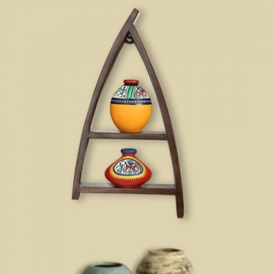 Handpainted Terracotta Wall Shelf Handpainted Terracotta Wall Shelf