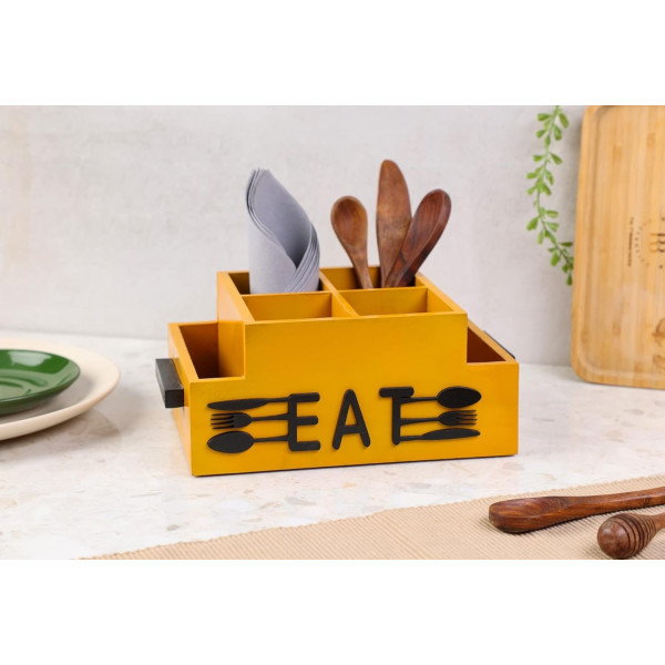 Wooden Cutlery Holder