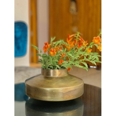 Crafted Metal Flower Vases Crafted Metal Flower Vases