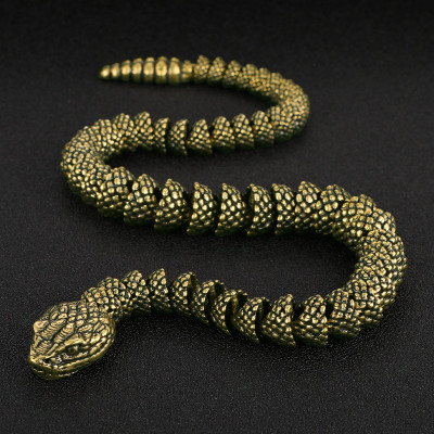 Antique 3D Live Snake Showroom Decoration Antique 3D Live Snake Showroom Decoration